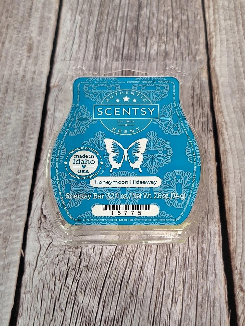 Scentsy Honeymoon Hideaway Wax Bar – Partial – 4 Cubes Remaining
